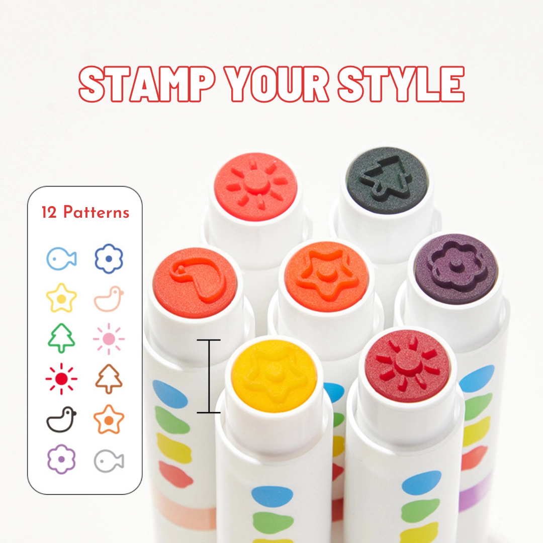 Dual Tip Washable Markers - Multi Colour