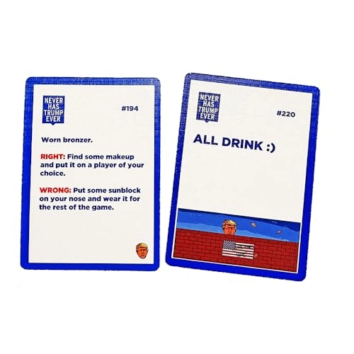 Never Have I Ever: Trump Edition - Card Game
