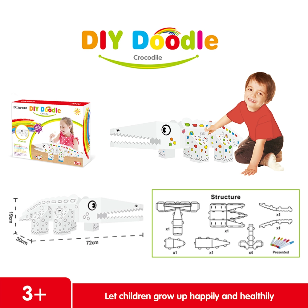 DIY Doodle Colouring Kit - 6 sketch pens