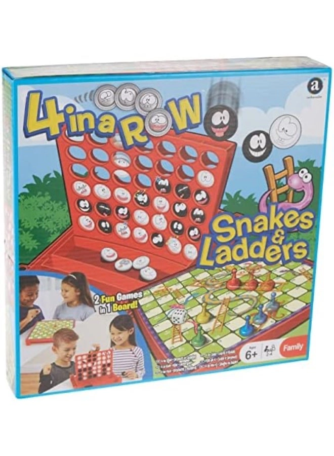 Snakes & Ladders + 4-in-a-Row