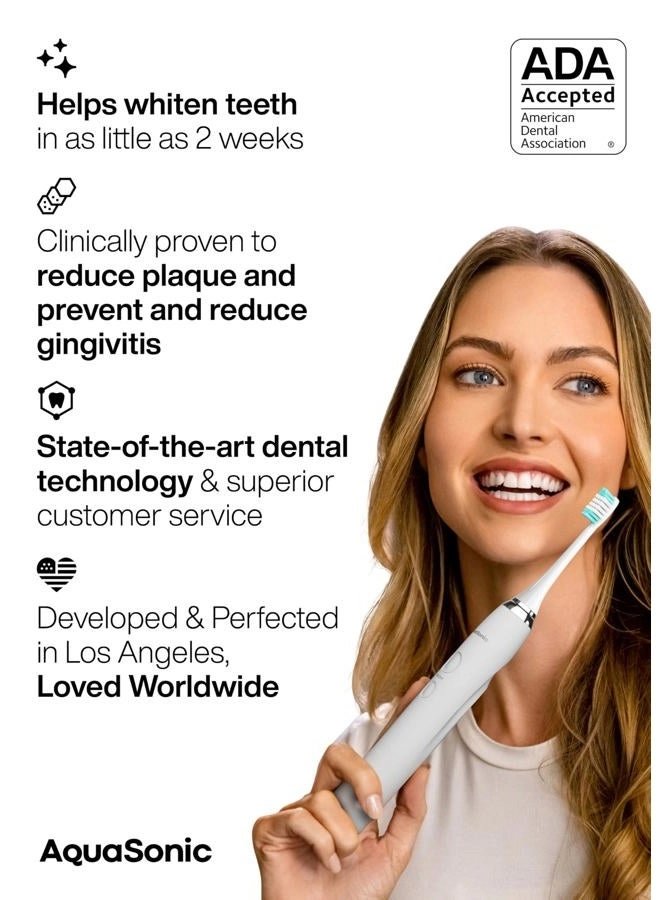 Vibe Series - 40000 VPM Wireless Charging 8 Brush Heads