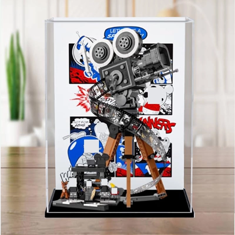 Display Case - 11.81x7.87x15.74in. Black Bottom+background