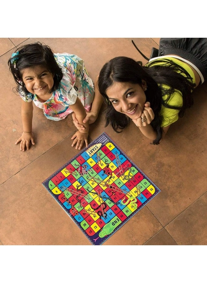 Snakes And Ladders - Complete Set 6 Pegs Dice