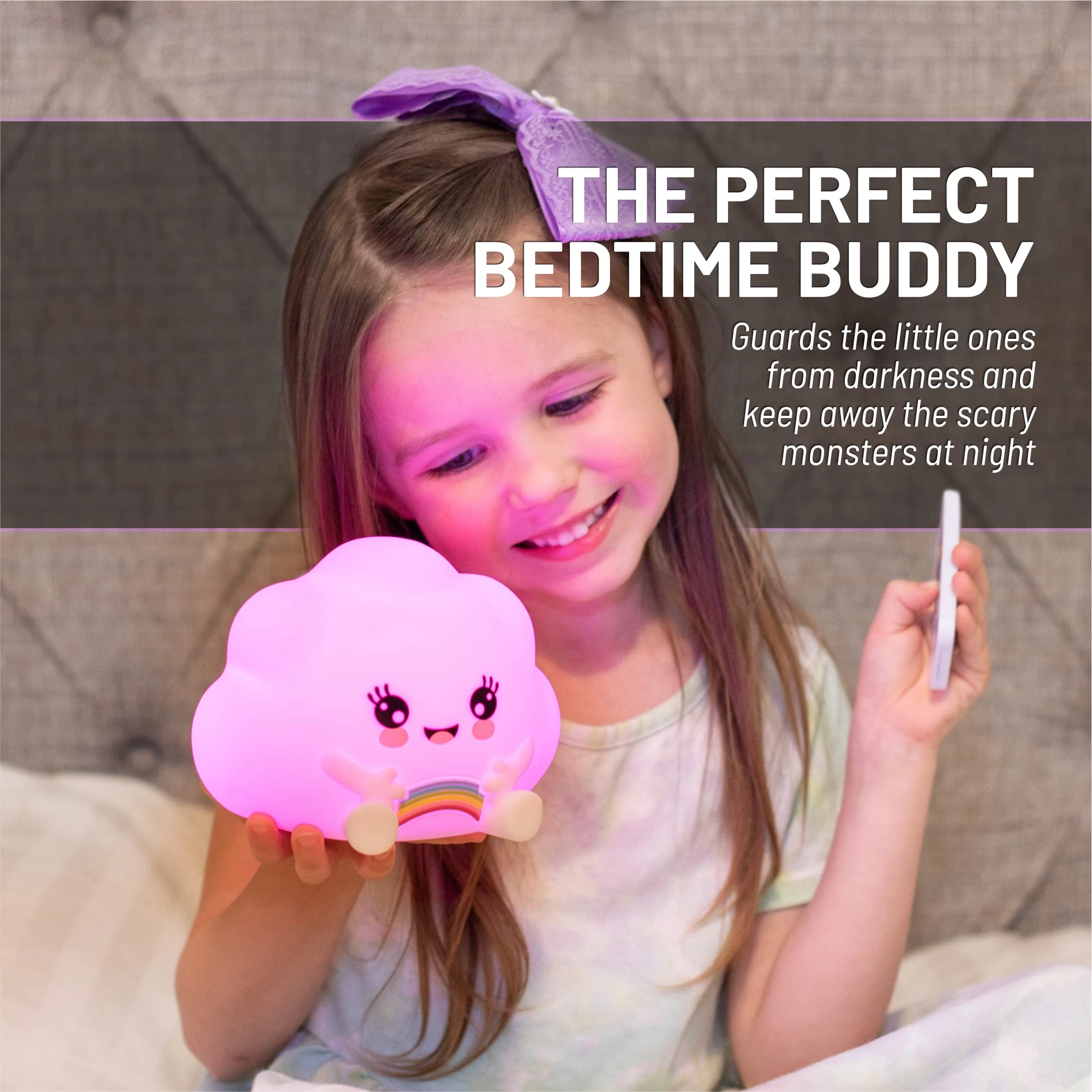 Cloud Squishy Night Light - Battery Powered Multicolor
