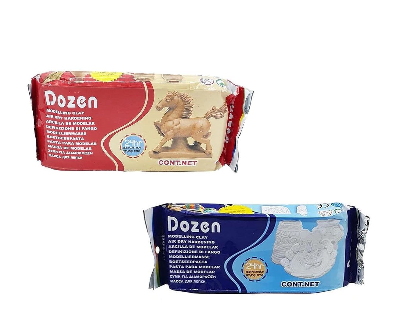 BestUBuy Modelling Air Dry Clay - Clay Dozen