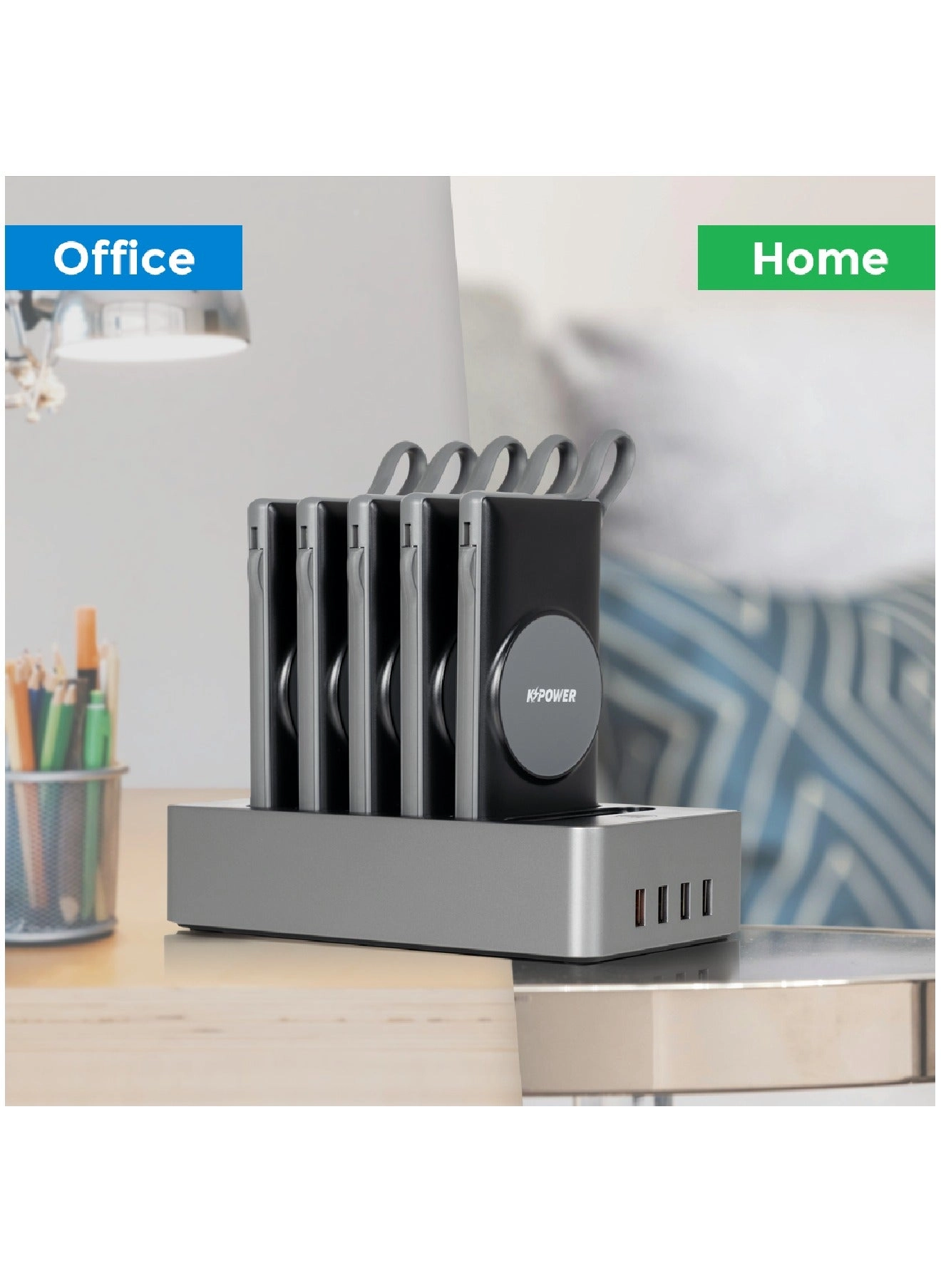 KP-PS-166W - 10000mAh 5V--3A(MAX) QC 4 Wireless