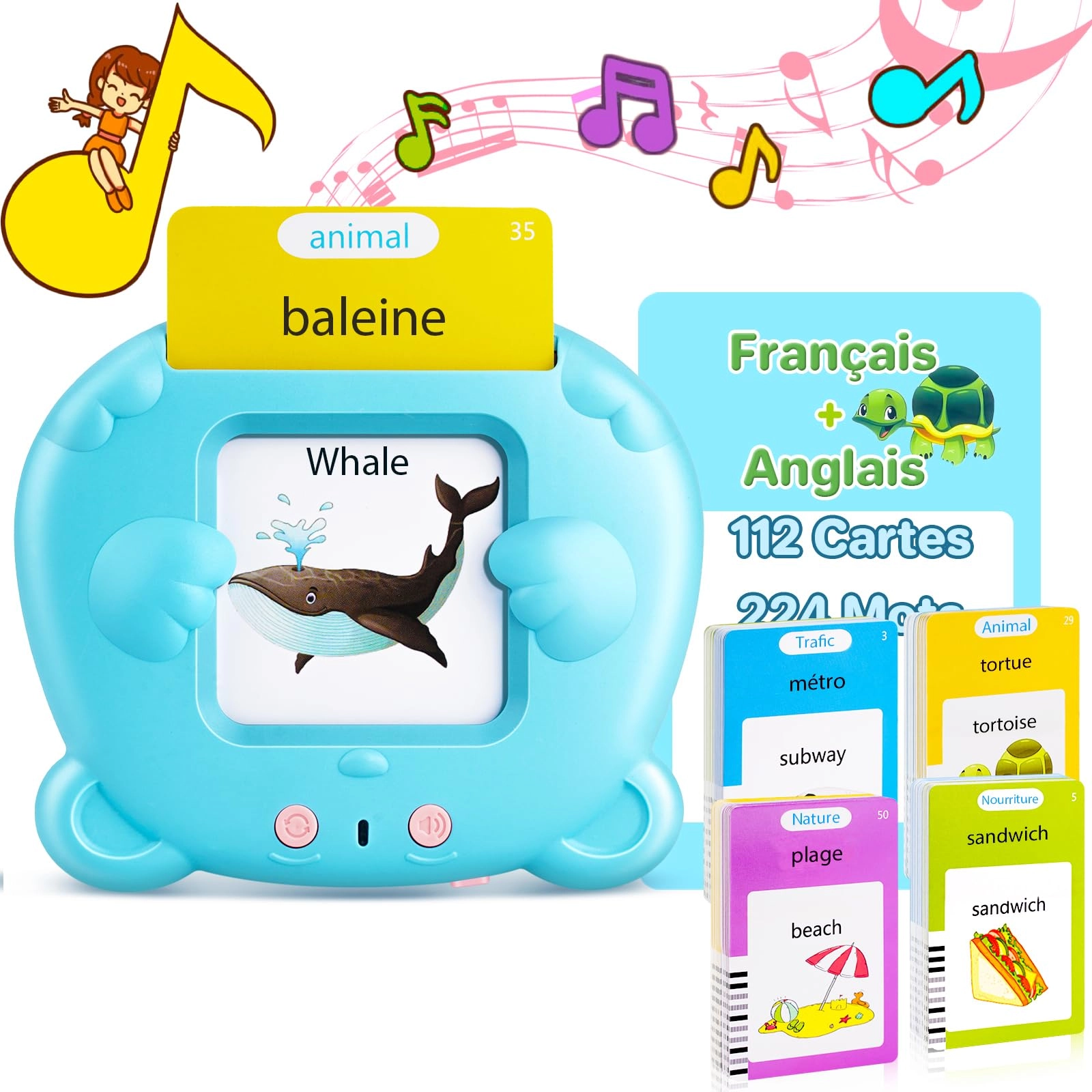 Talking Flash Card - 3+ 1 pieces