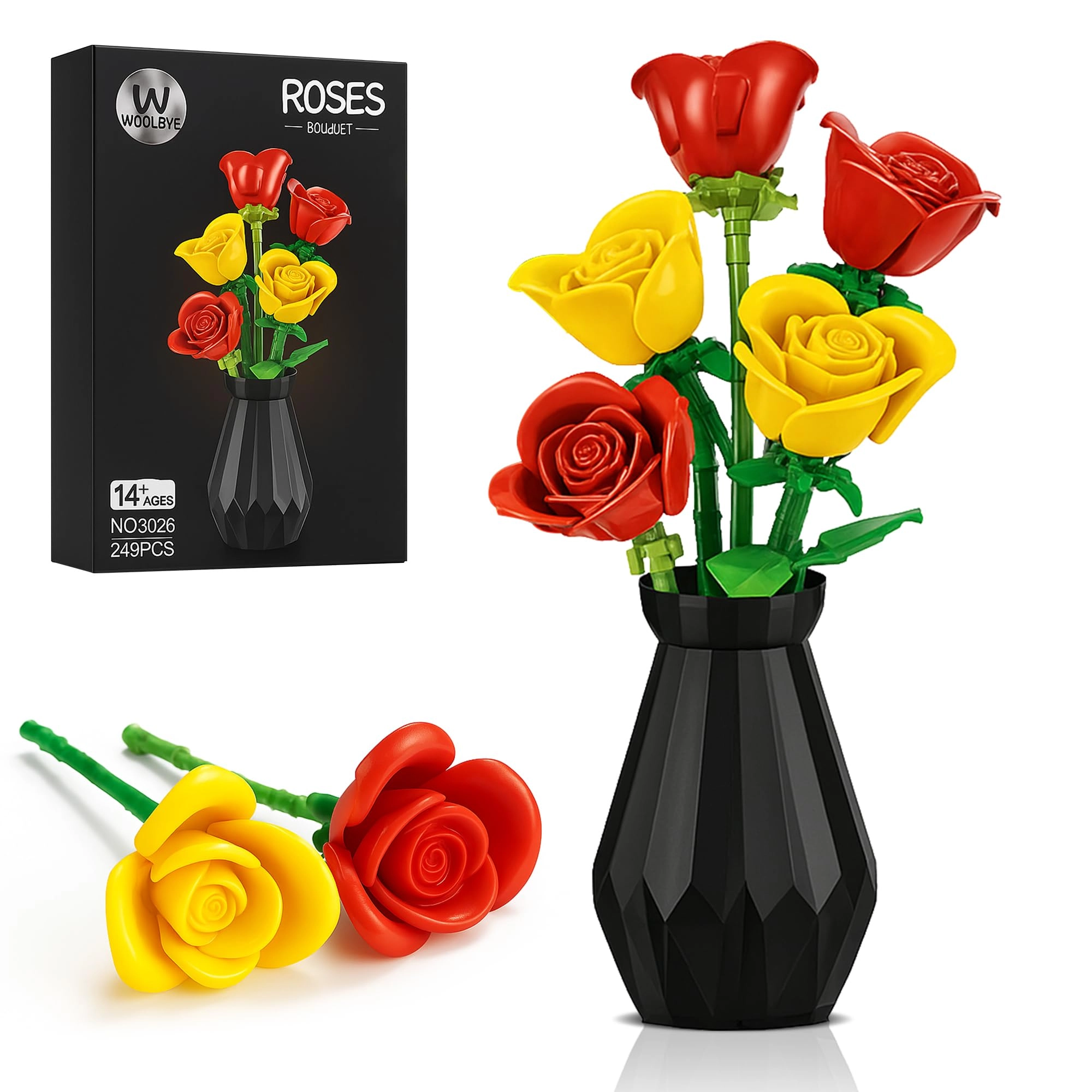 Woolbye Flowers Building Set - Tulip 1 pcs