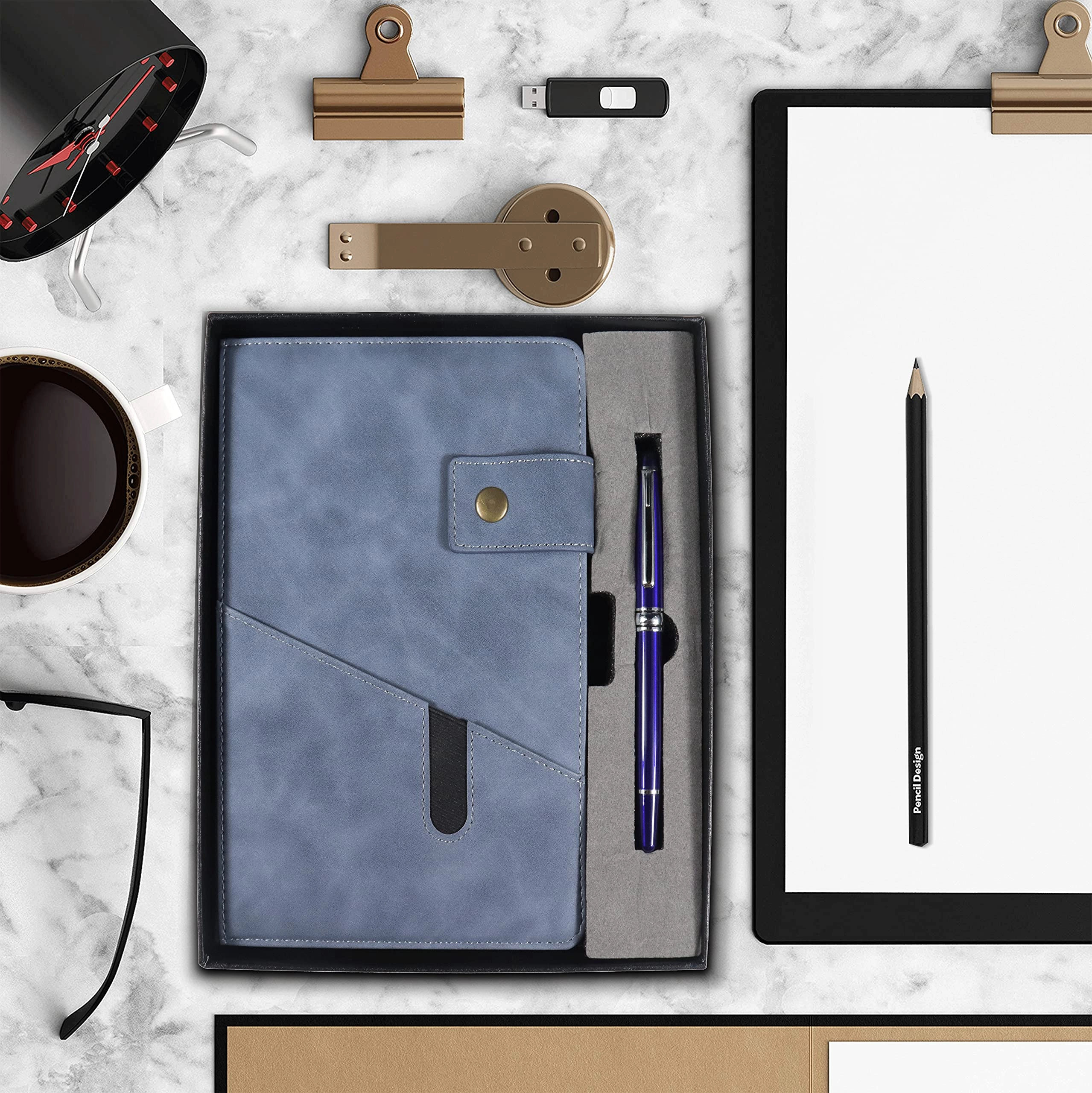 Lined Leather Journal - A5 200 Pages