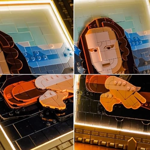 LED Light kit - Plastic for LEGO Mona Lisa 31213