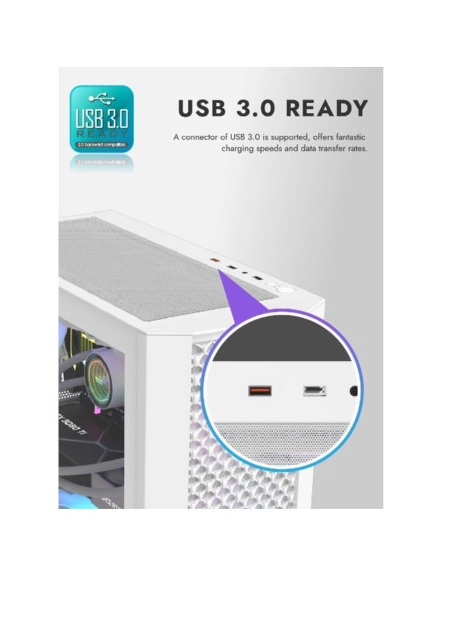 DF2100 - Tempered Glass E-ATX ATX M-ATX ITX