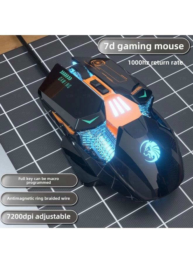 C6 Dome Lion Mecha Mouse - Wired