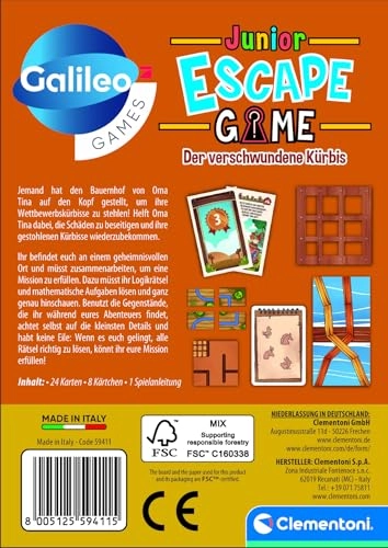 Galileo Escape Game Junior: The Disappeared Pumpkin (German)