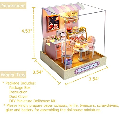 DIY Miniature Dollhouse Kit - Warm Moment 1:24