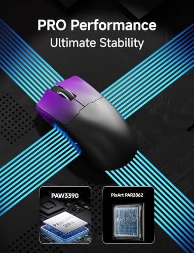 S9 Pro Gaming Mouse - 2.4Ghz Wireless Bluetooth USB