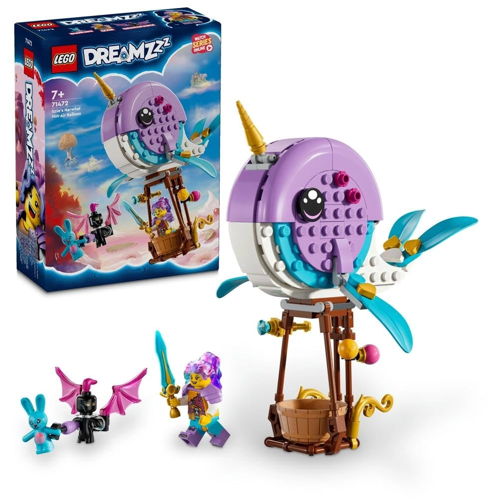LEGO DREAMZzz Izzie's Narwhal Hot-Air Balloon