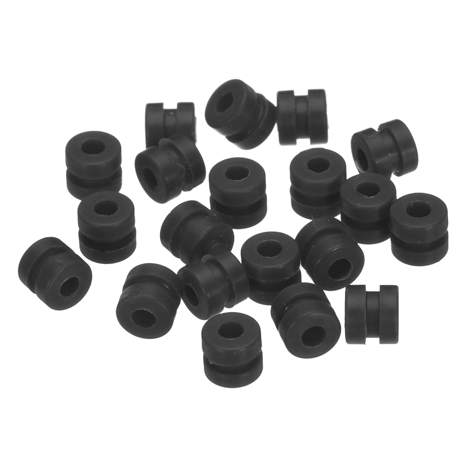 MECCANIXITY RC Anti Vibration Rubber Balls - M2x4mm Black Pack of 36