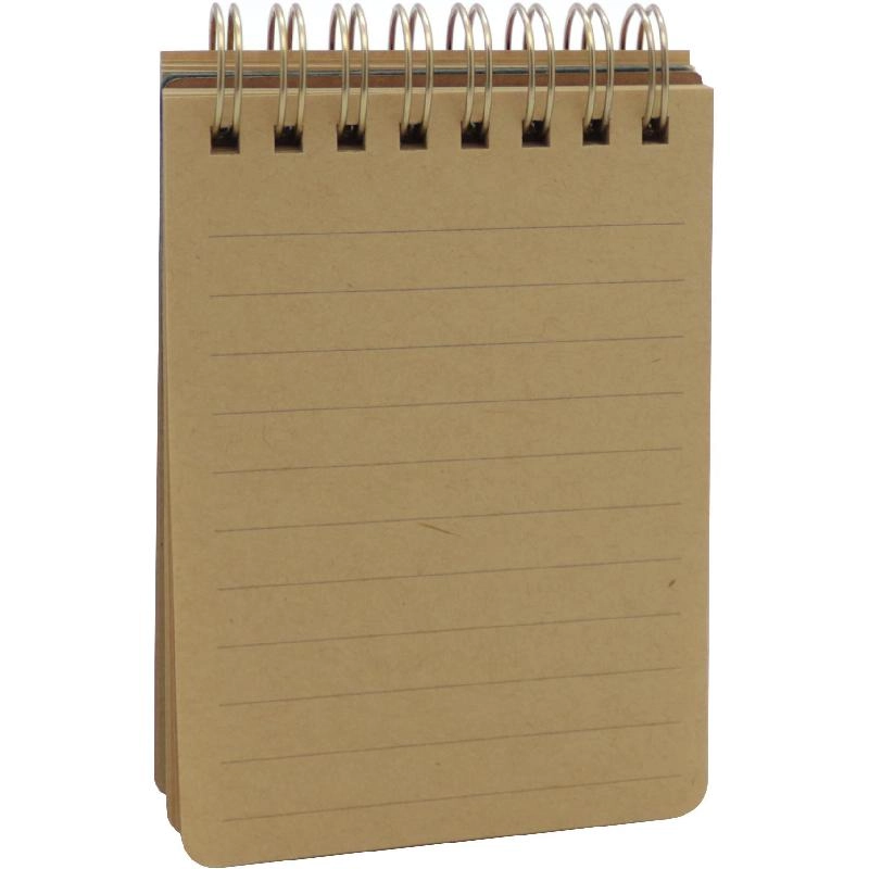 Memo Notebook A7 Spiral - Lined 60 Sheets