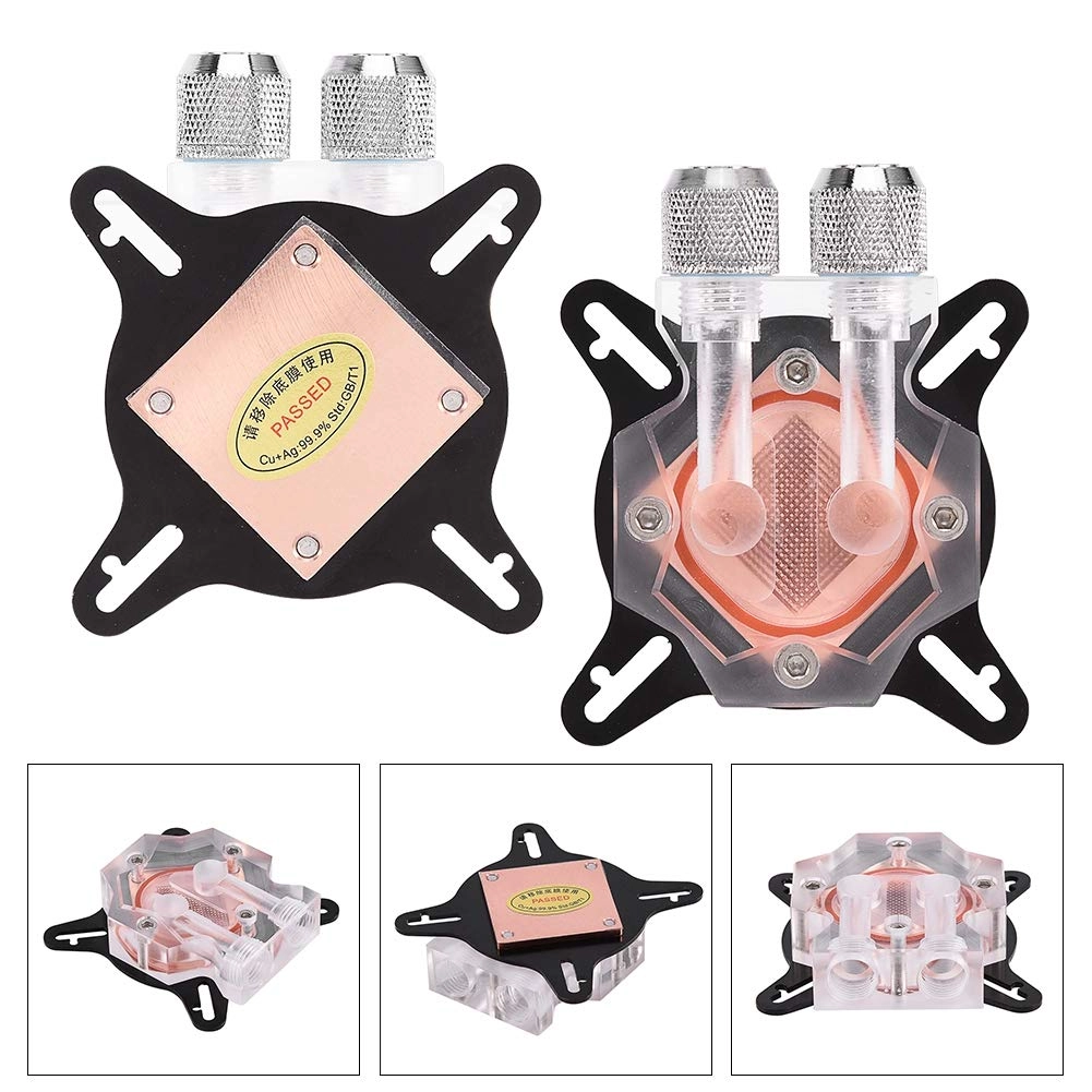 GPU Water Block - 40MM Copper Base Liquid Cooler