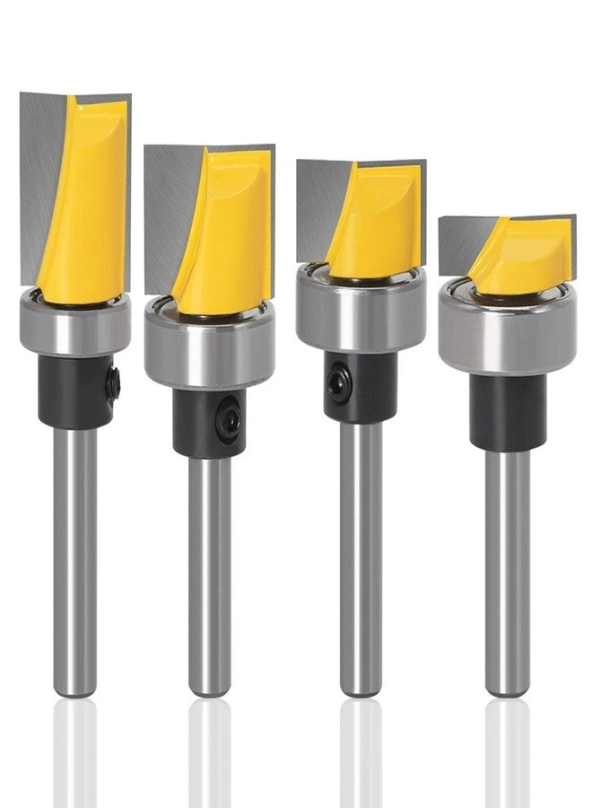 Yakamoz Router Bit Set - 1/4 Inch 4Pcs