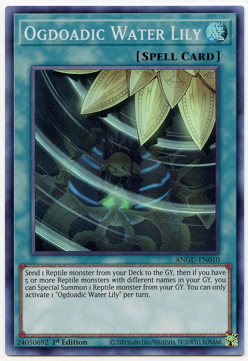 Yu-Gi-Oh! Ogdoadic Water Lily ANGU-EN010 - 1st Edition