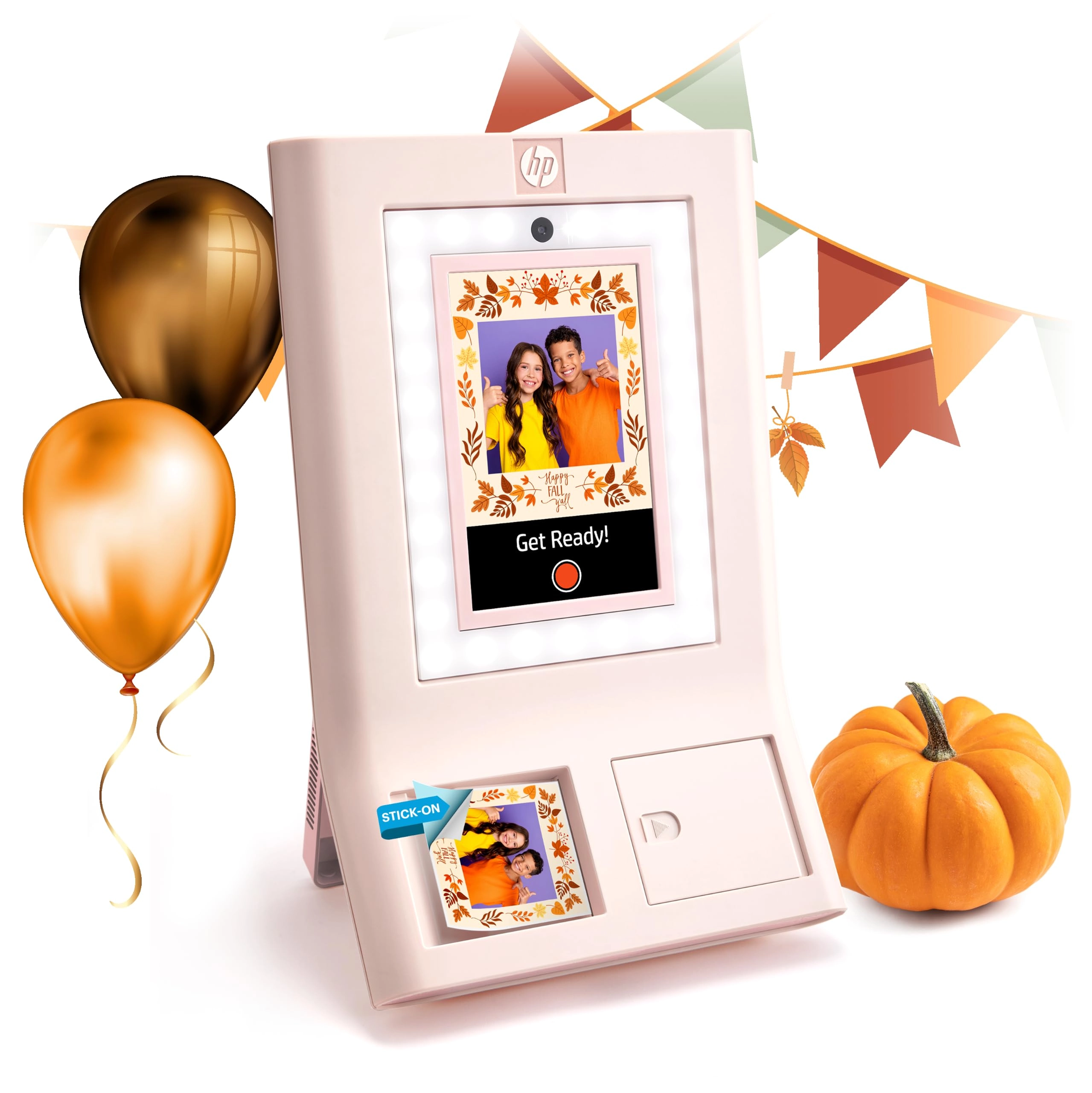 HP Sprocket Photobooth - 3x4" Sticky-backed 10.1" LCD