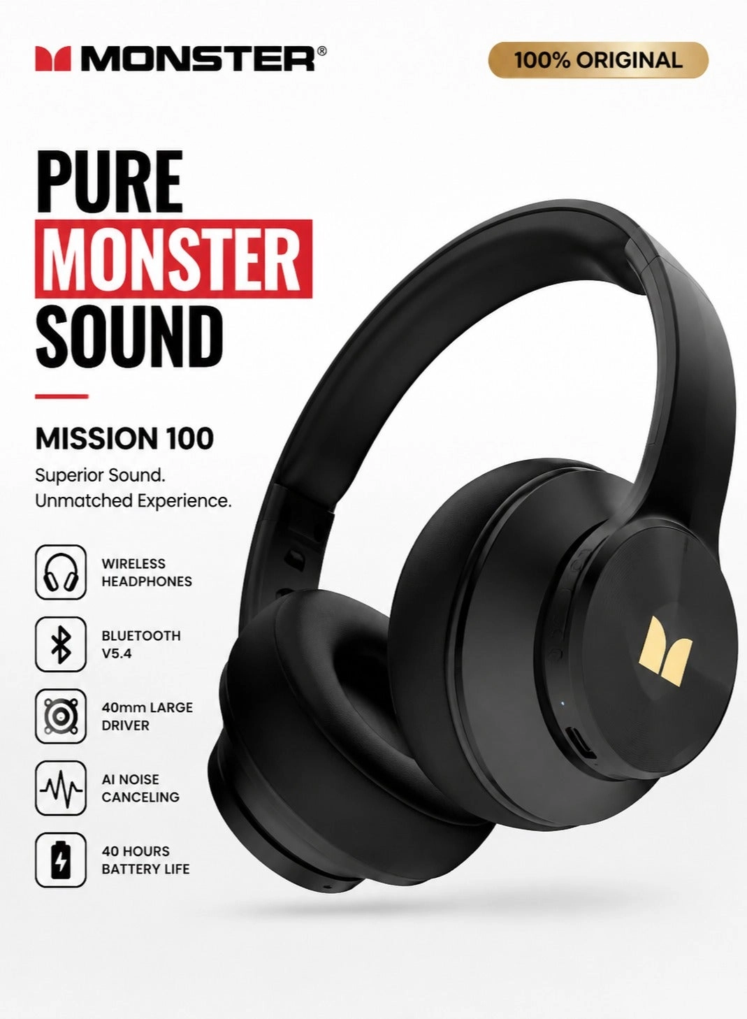 Mission 100 Wireless Headset