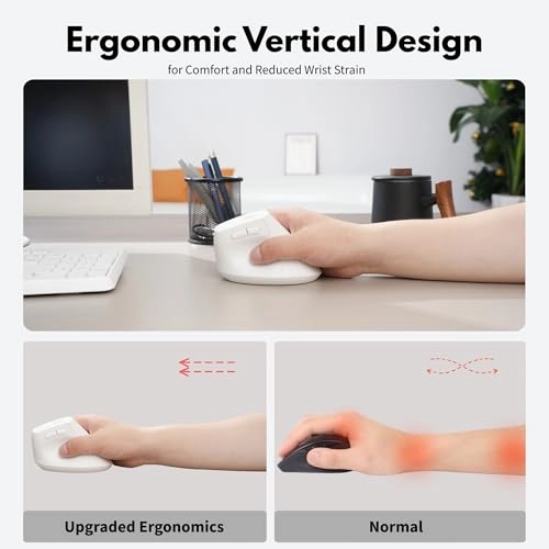 Vertical Wireless Mouse - Bluetooth