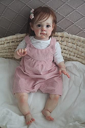 Maggie Reborn Toddler Art Doll - 60 cm silicone vinyl hand-rooted hair
