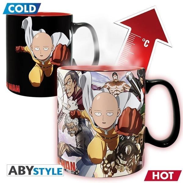 One-Punch Man Heroes Heat Changing Mug