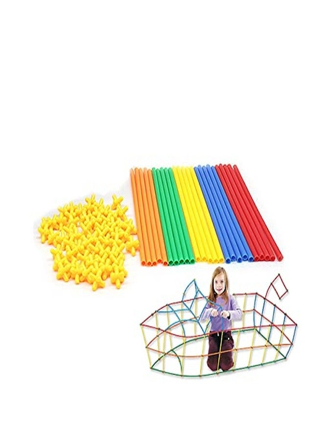 Hexa Building Blocks - 90 pcs Hexagon Block, 85 pcs Pipe Block
