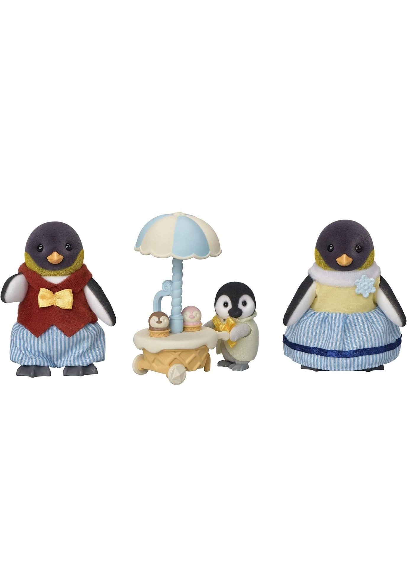Sylvanian Families Penguin Family - Penguin father + Penguin mother + Penguin baby 3 pcs