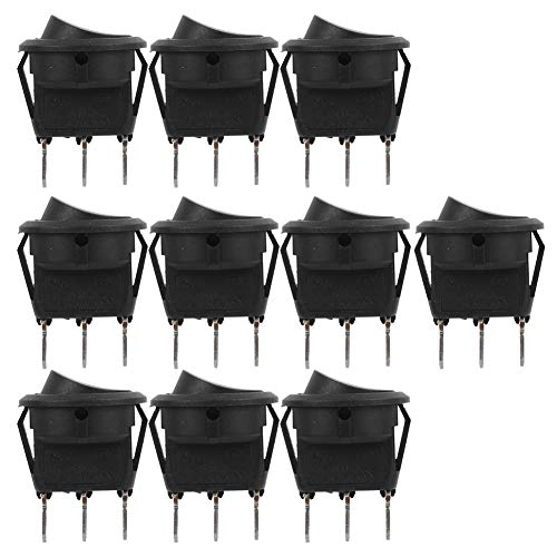 Rocker Switch - 10 pcs 23mm 3-Pin 2-Position