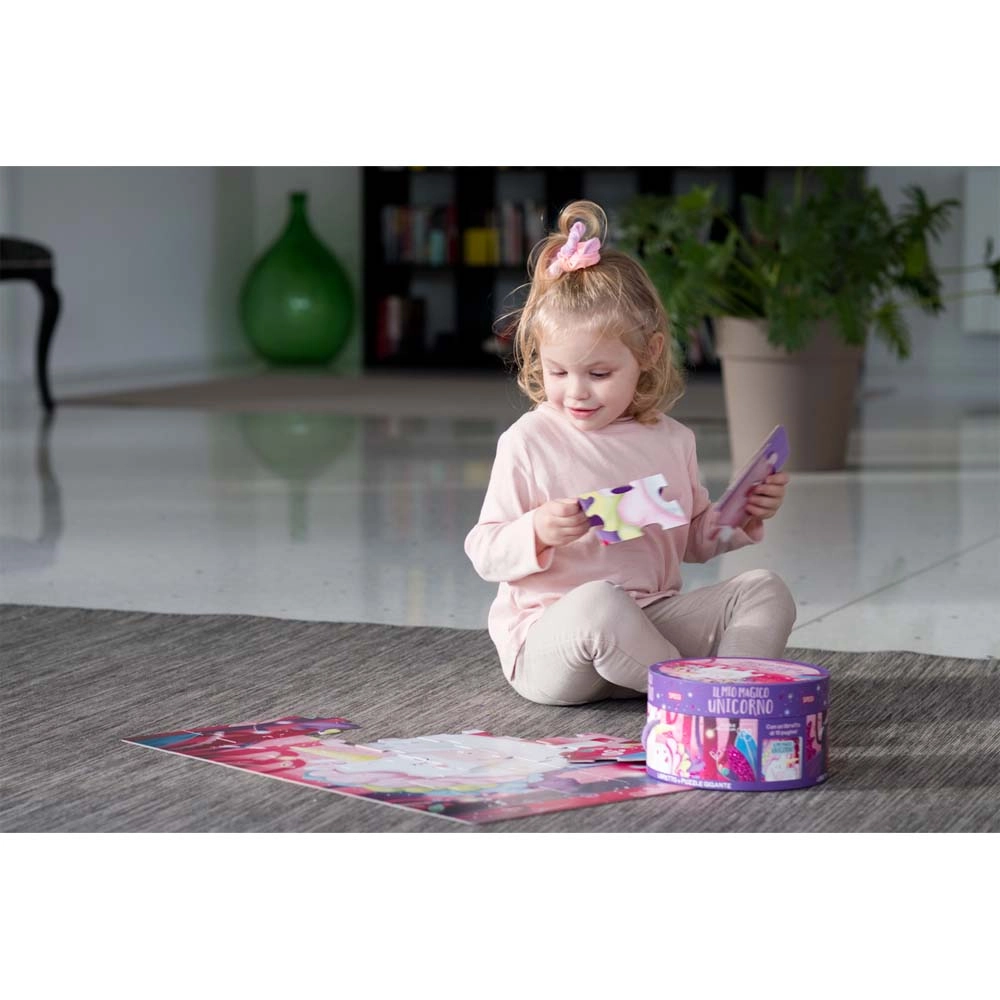 The Magic Unicorn Book & Puzzle - Suitable for 3 years & above