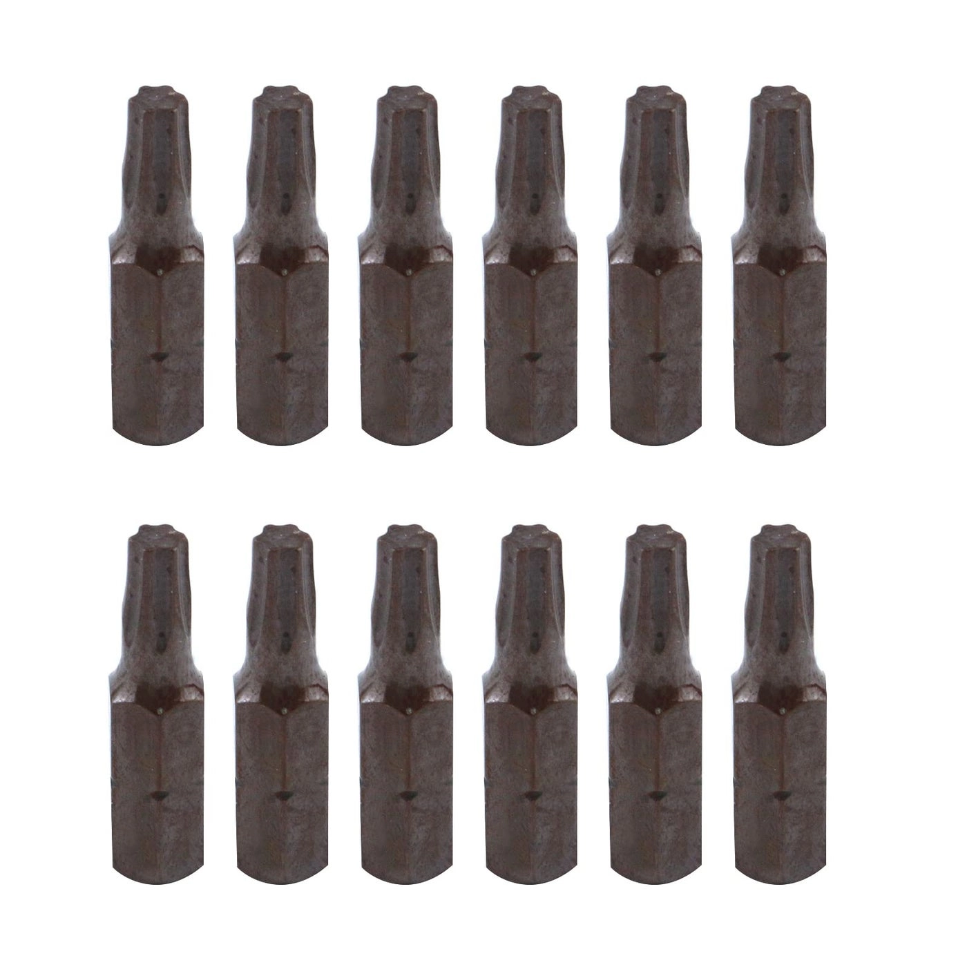 Antrader T25 Magnetic Torx Head Screwdriver Bits - 12 Pcs 25mm