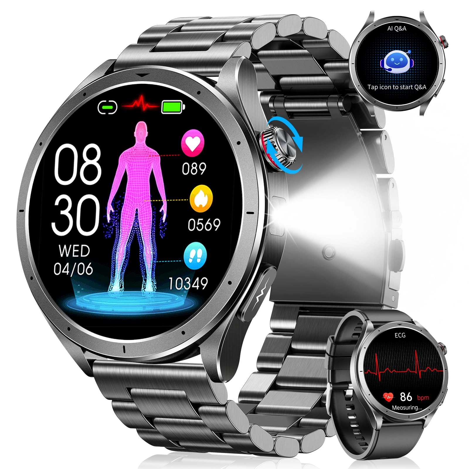 RUXINGX Men's Smart Watch