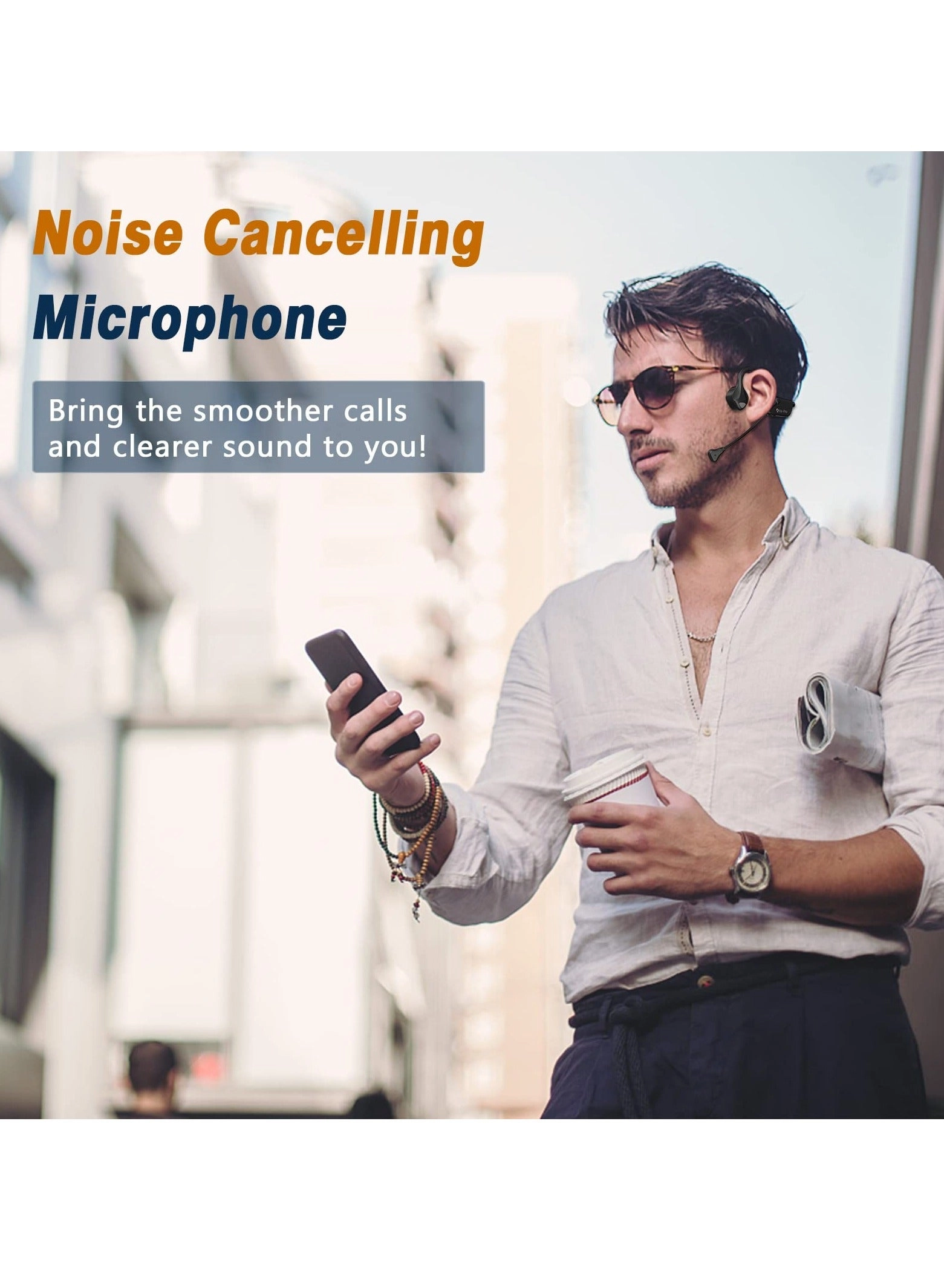 Bone Conduction Headphones Wireless Headphone