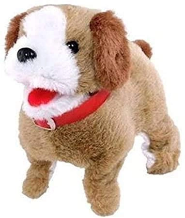 Barking Waging Tail Walking And Jumping Dog Puppy - Battery Operated Sound and Music Back Flip