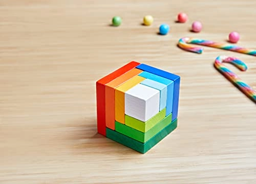 Rainbow Cube - 12m+ 10 pieces