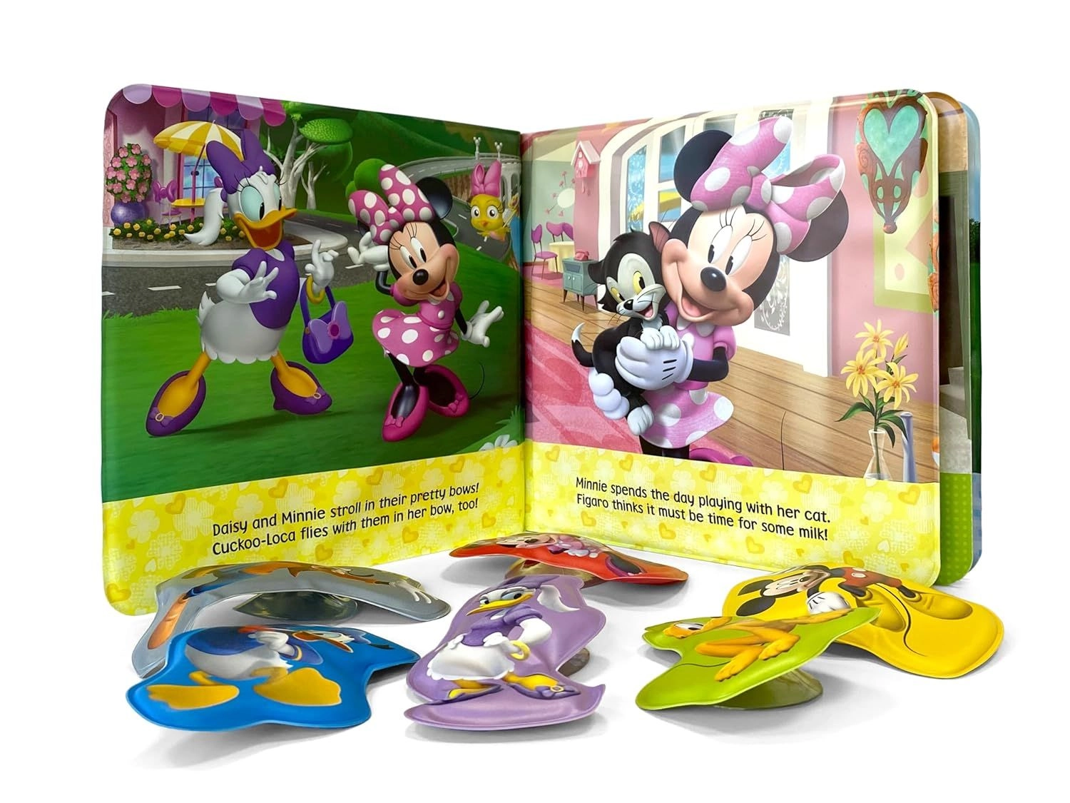 Mickey & Minnie Bath Time Deluxe Book Set - 6 Page 8 Suction Cup Toys 3 Bath Crayons