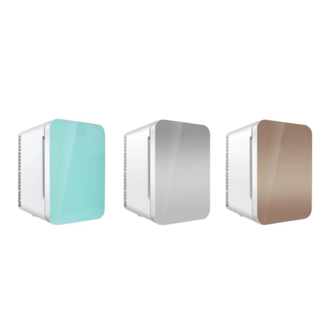 Mini Beauty Refrigerator - Portable Mirror Door