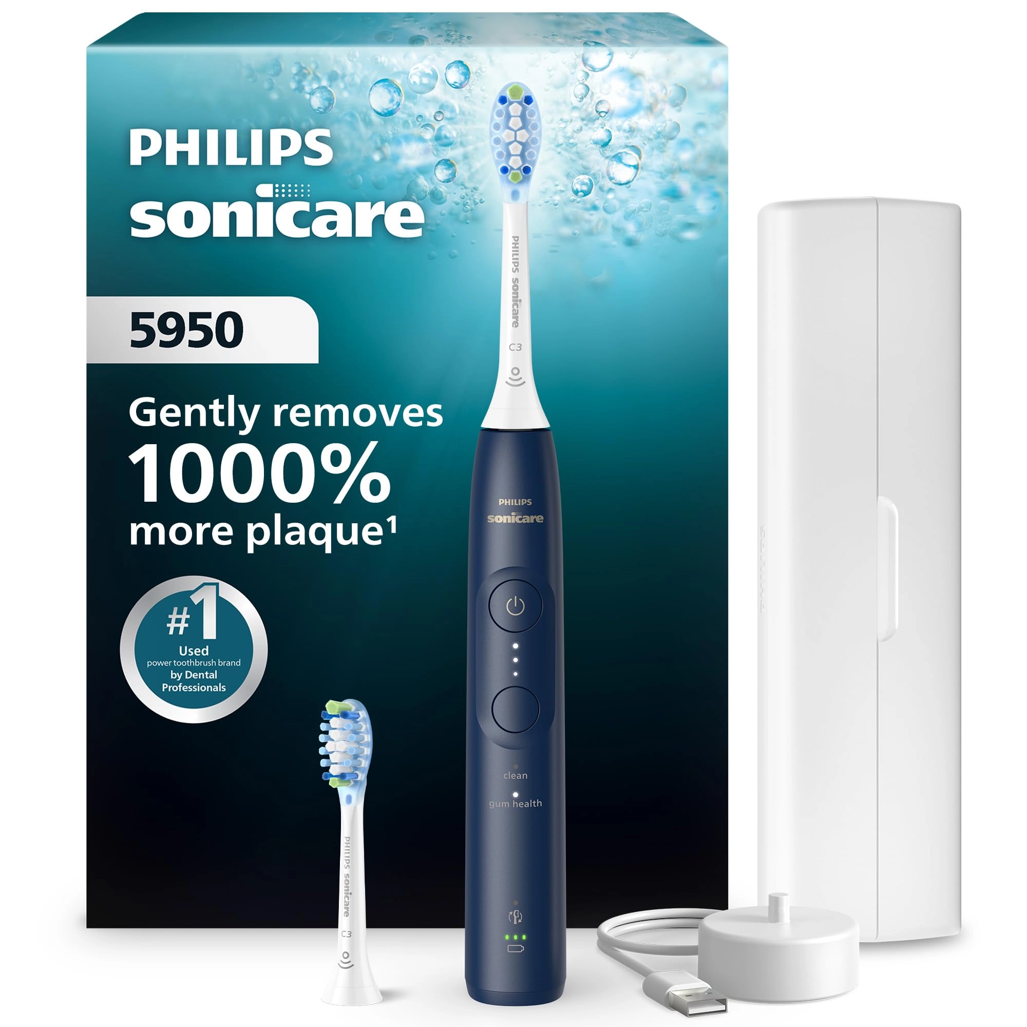 5900 Series - Rechargeable Pink 6 Brushing Settings