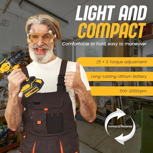 Cordless Drill - 21V 2000mAh