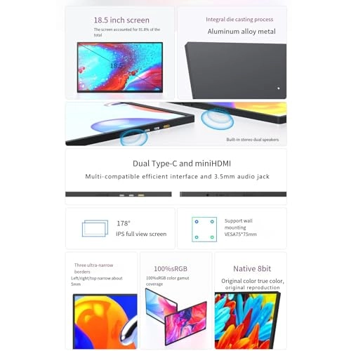 Portable monitor - 4K 15.6 Inches