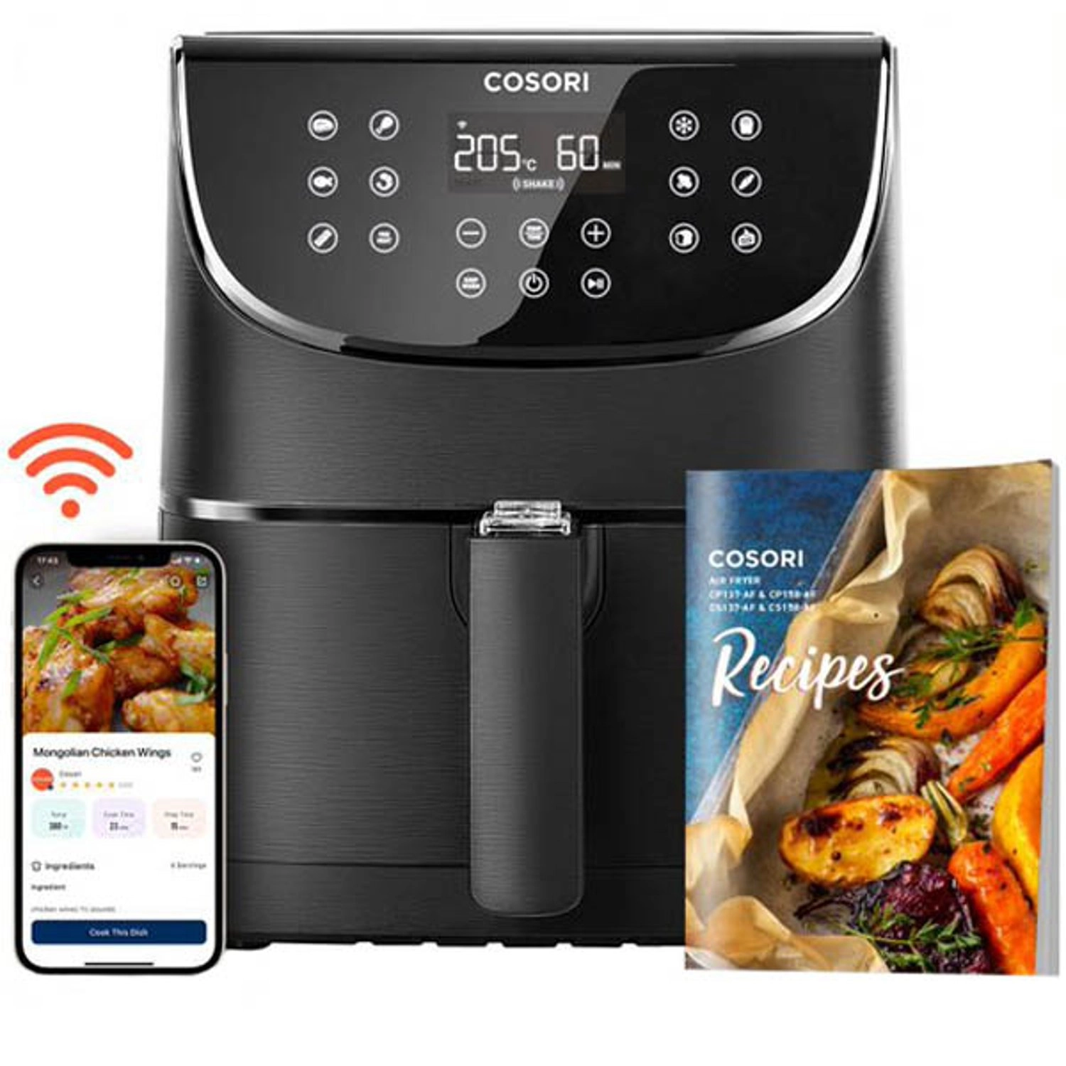 Cosori Smart Air Fryer CS158-AF-BLK