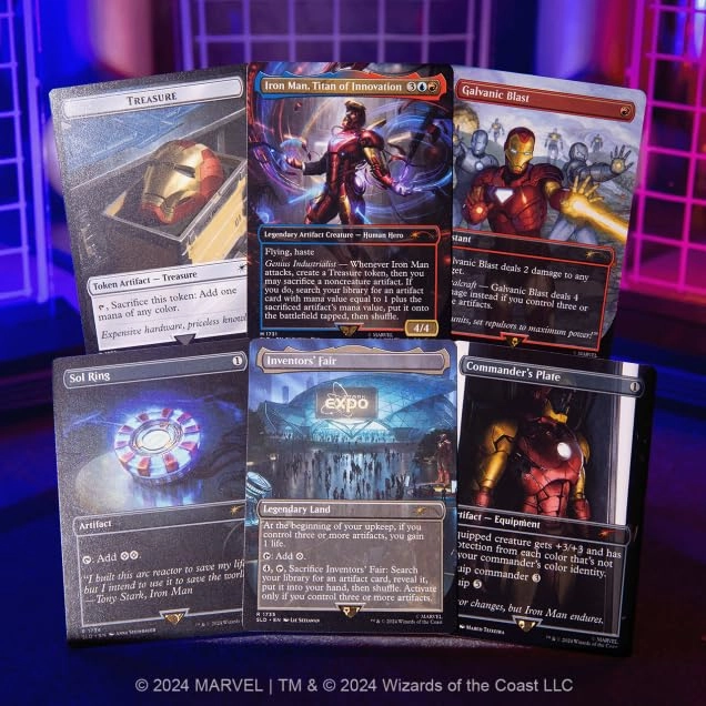 Wizards of the Coast Secret Lair x Marvel's Iron Man - 5pcs