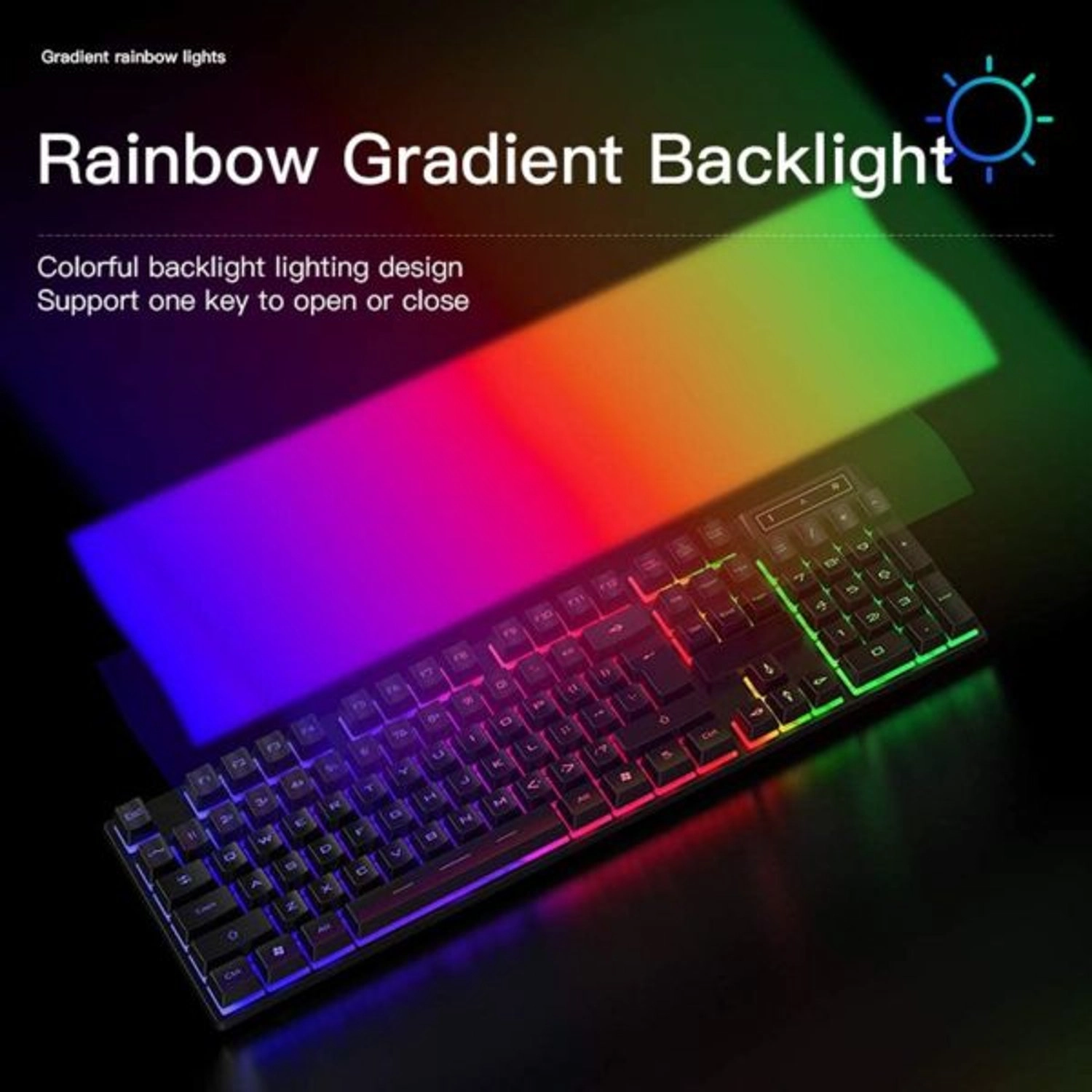 Backlight Gaming Keyboard & Mouse Combo - Wired