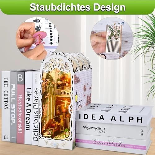 Book Nook Kit - Garden Shed Sunshine Town with Light