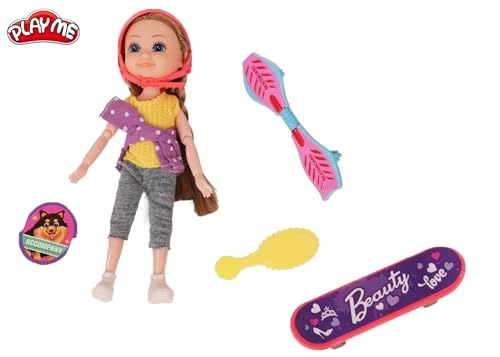 Little Diana Doll - Plastic Skate Boarding Ages 18 months+