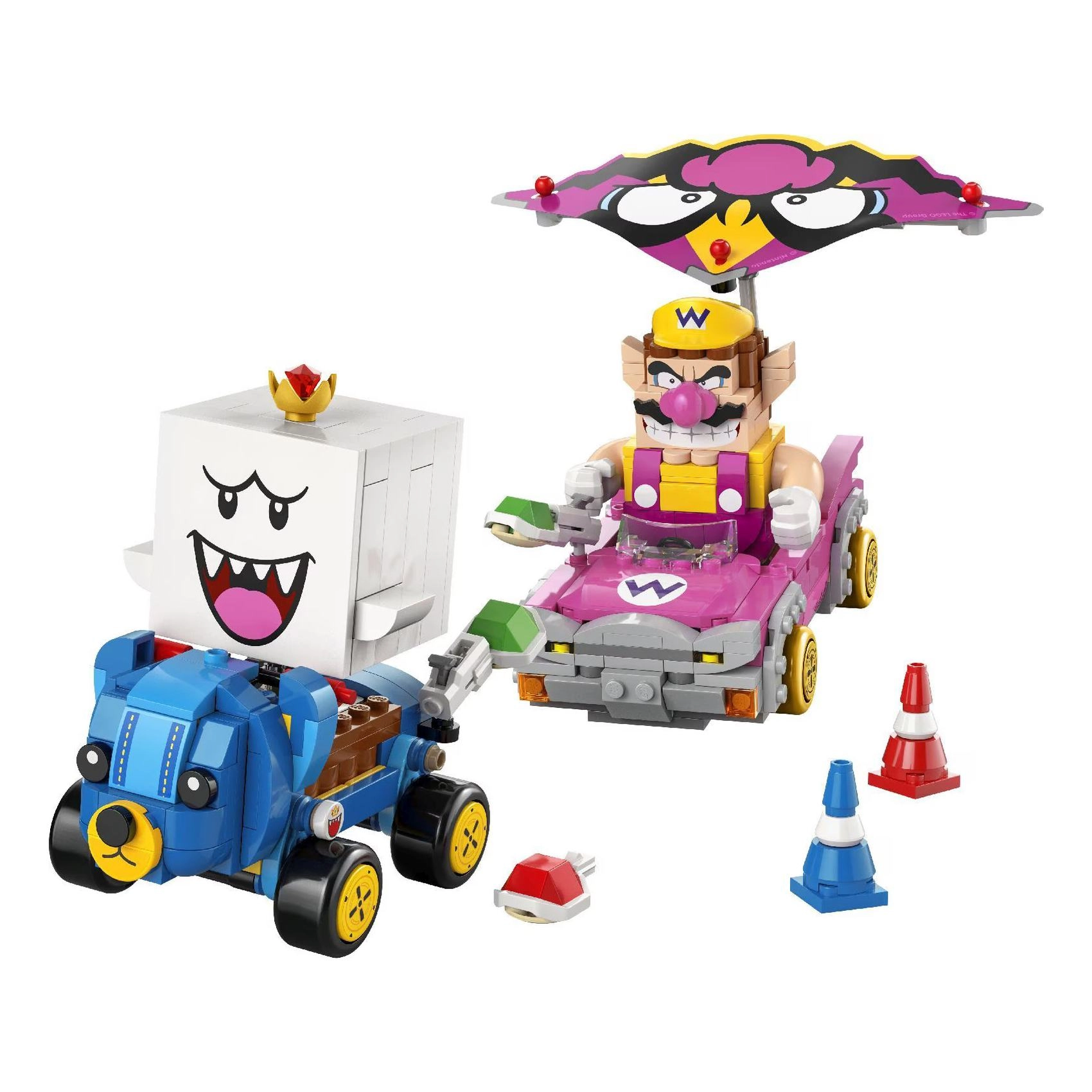 COLOR LAND CHILDRENS TOYS CENTER LLC Super Mario Mario Kart - Wario & King Boo (72038)